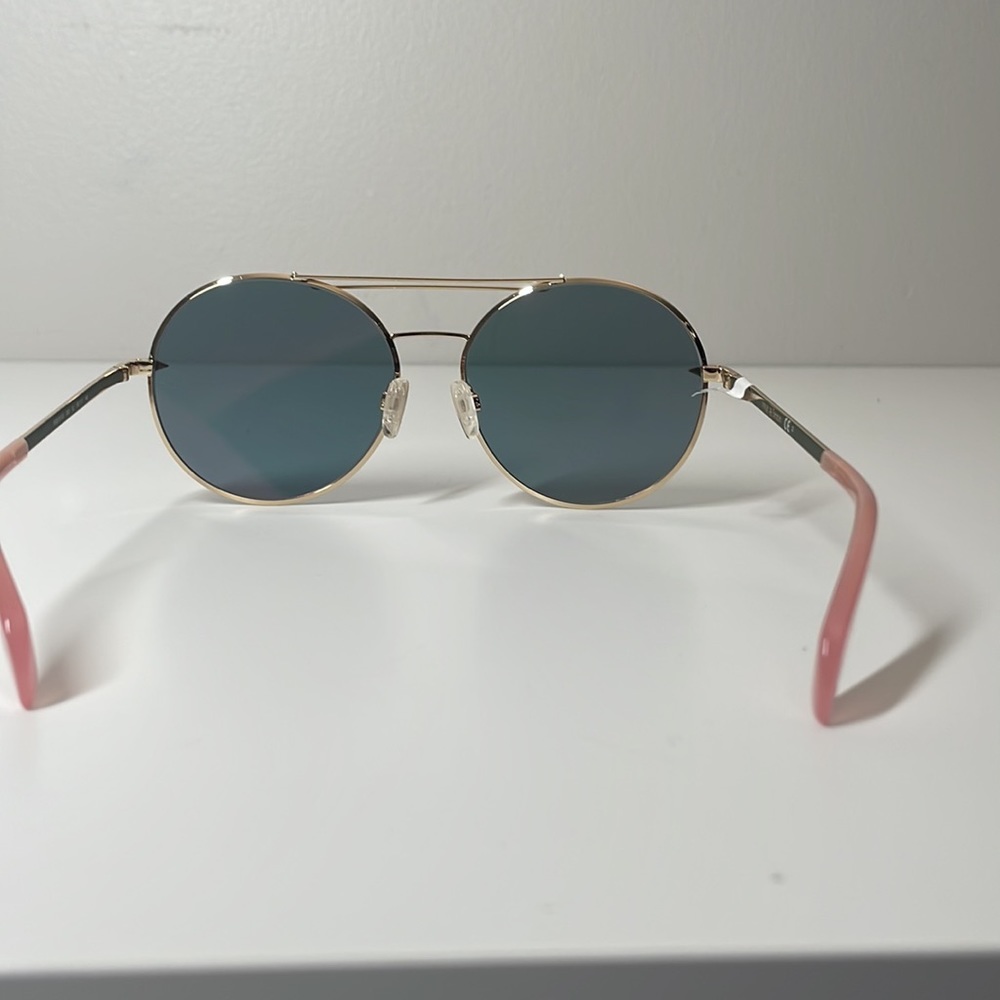 Rag & Bone Womens Gold & Pink Round Metal Frame 59mm Sunglasses - Picture 5 of 8